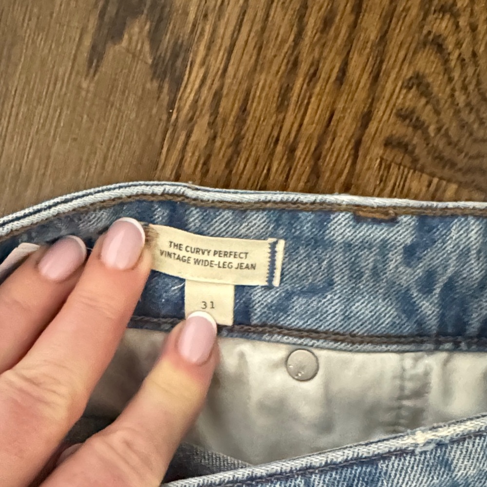 Madewell Light Blue Straight Leg Jeans - Picture 7 of 7